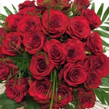 Bouquet de fleurs rouges